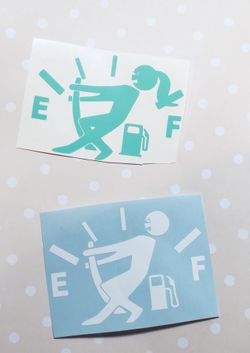 Gas tank decals