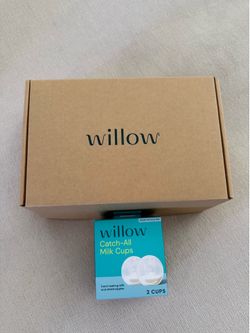 🤍 Willow Breast Pump + Milk Catch Cups – Brand New✨