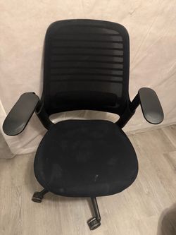 Used Steelcase Series 1 Ergonomic Office Chair - Black