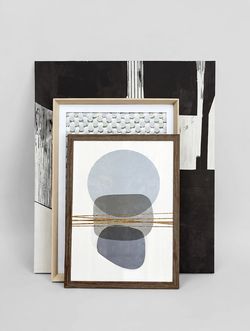 Set of 3 Framed Abstract Art Prints