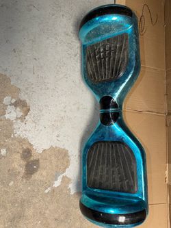 Metallic Blue Hoverboard – No Charger – As Is