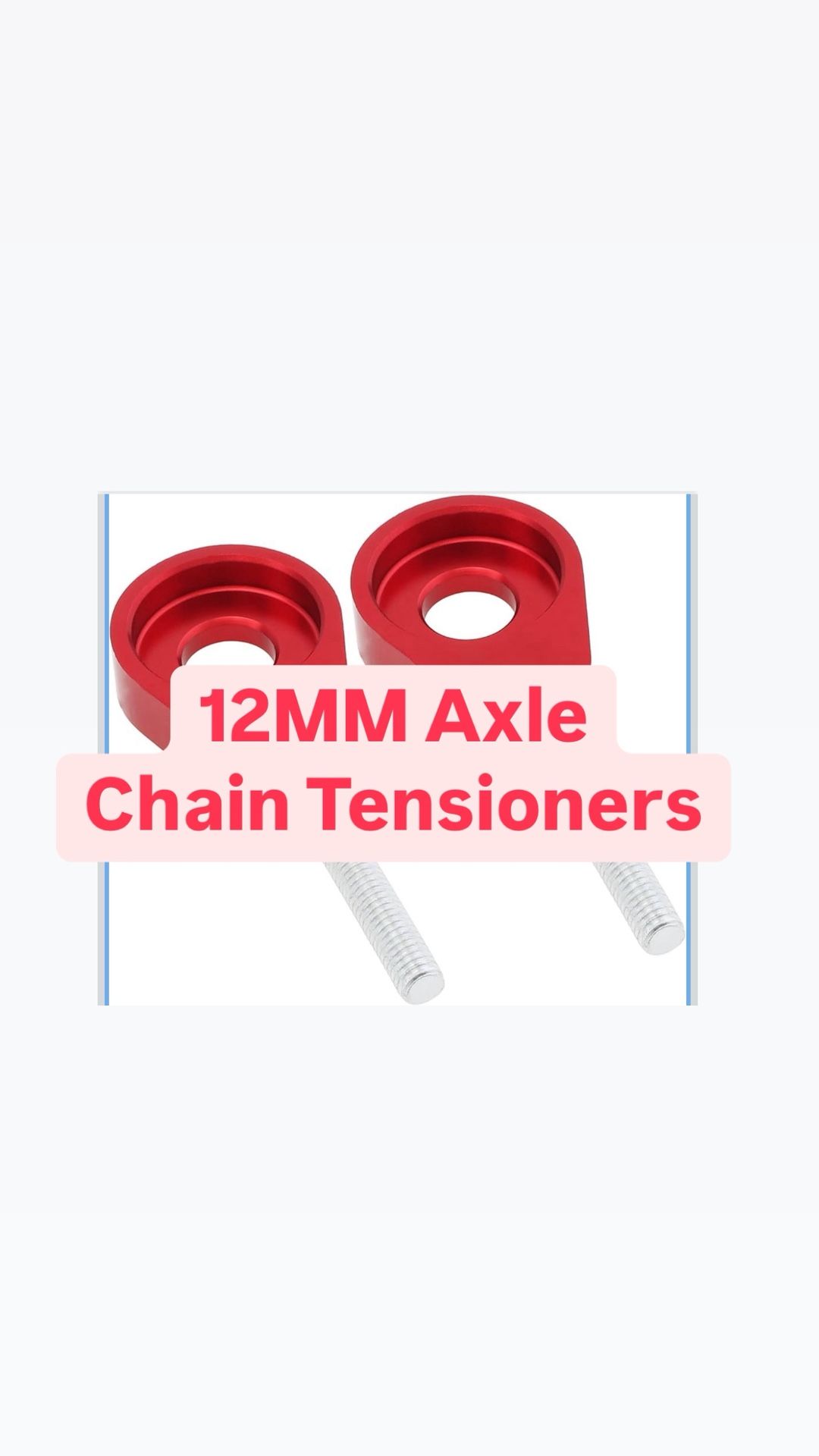 New 12MM Axle Chain Tensioners Honda CRF50 Mini Bike Pit Bike Dirt Bike Scooter $10 A Pair