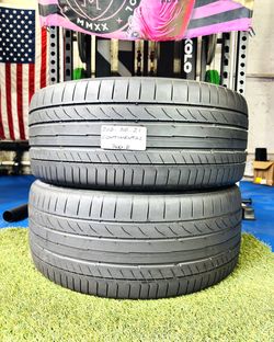 💰 Best deals are ca$h in person 2 USED TIRES 265/35ZR21 CONTINENTAL CONTISPORTCONTACT 5P 265 35 21