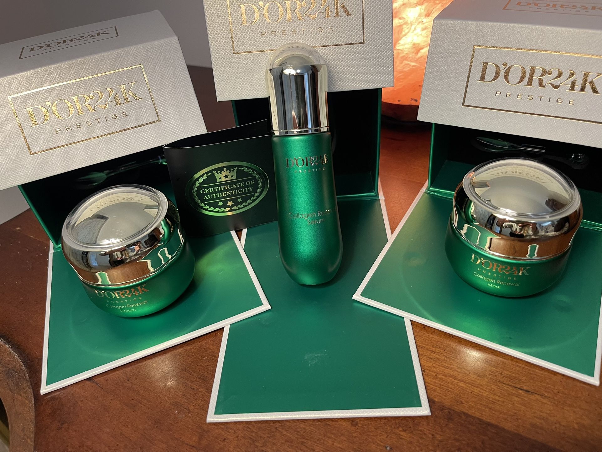 DβOR24k Collagen Renewal Mask-Serum-Cream
