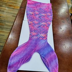 Mermaid Tail Blanket Sleeping Sack Pink Purple