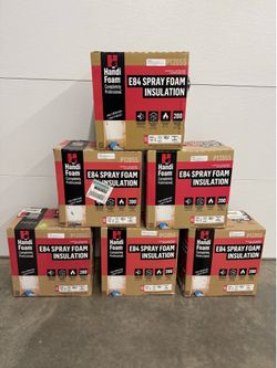 Handifoam Fr Low-Pressure Spray Polyurethane Insulation Foam, Covers 200 Bd. Ft. $450 plus tax in HD store I have a couple of them in stock. Let me kn