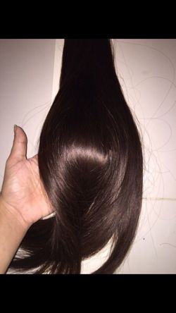 100%remy clip human hair extensions