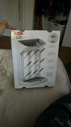 Space-Saving Drying Rack For Baby Bottles!