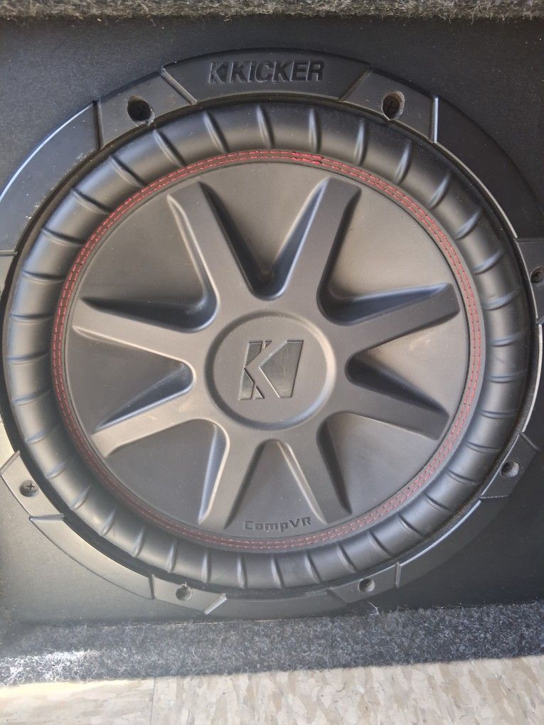 12" Subwoofer And Amp Like New