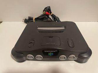 Vintage nintendo 64 game console
