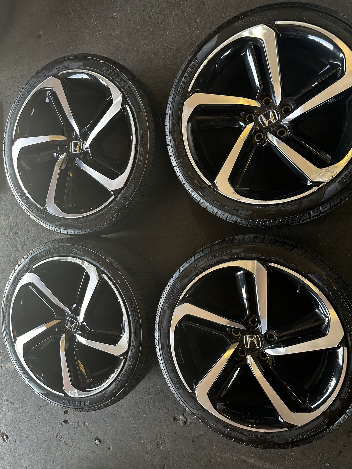 Honda Accord Wheels Tires Sport 19 Inch Goodyear
