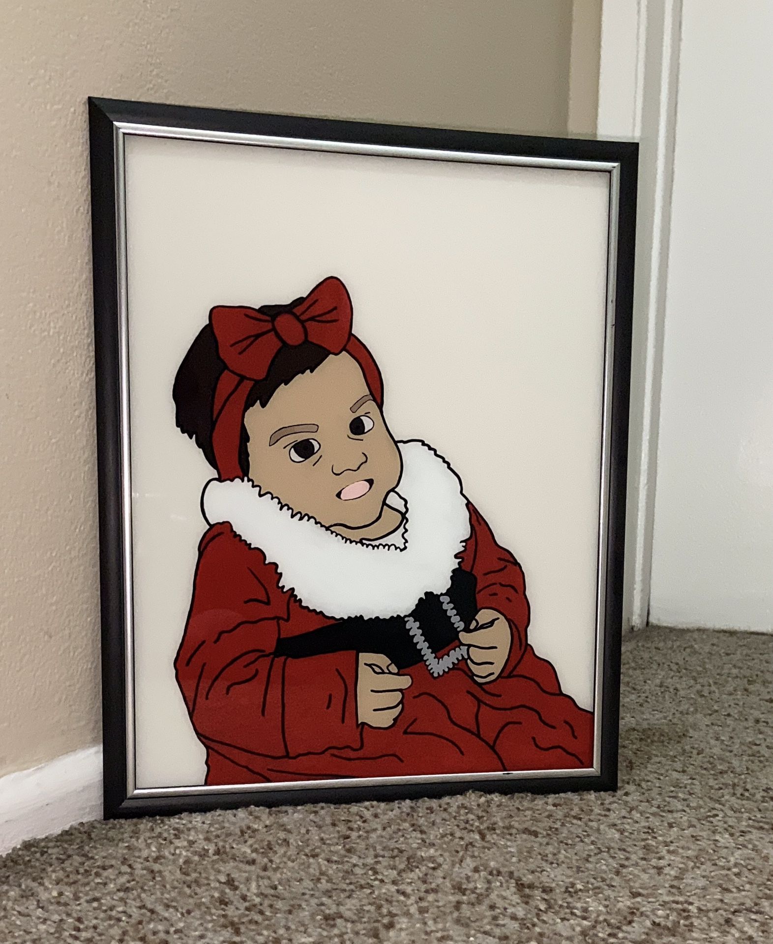 Glass Paintings, Friends, Family, & Pet Portraits Available. LOCATED IN COVINA