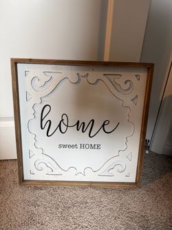 Home Sweet Home Farmhouse Wood Wall Sign