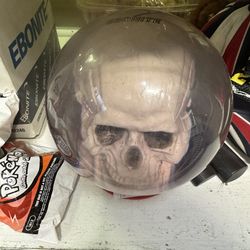 Ebonite skull bowling ball