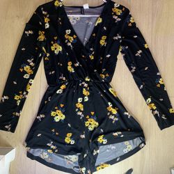 Cute And Comfortable Floral Romper
