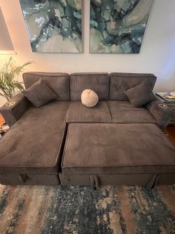 Sofa bed with storage