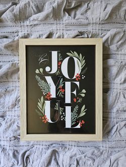 Threshold Joyful Collection Framed Holiday Print - 8" x 10"