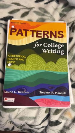 Patterns for College Writing 16th edition