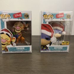 Tigger And Eeyore Christmas Funko Pops