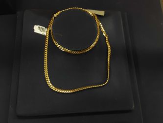 Cuban Link Chain - Yellow Gold 10k (.417) 24 grams 20 inch