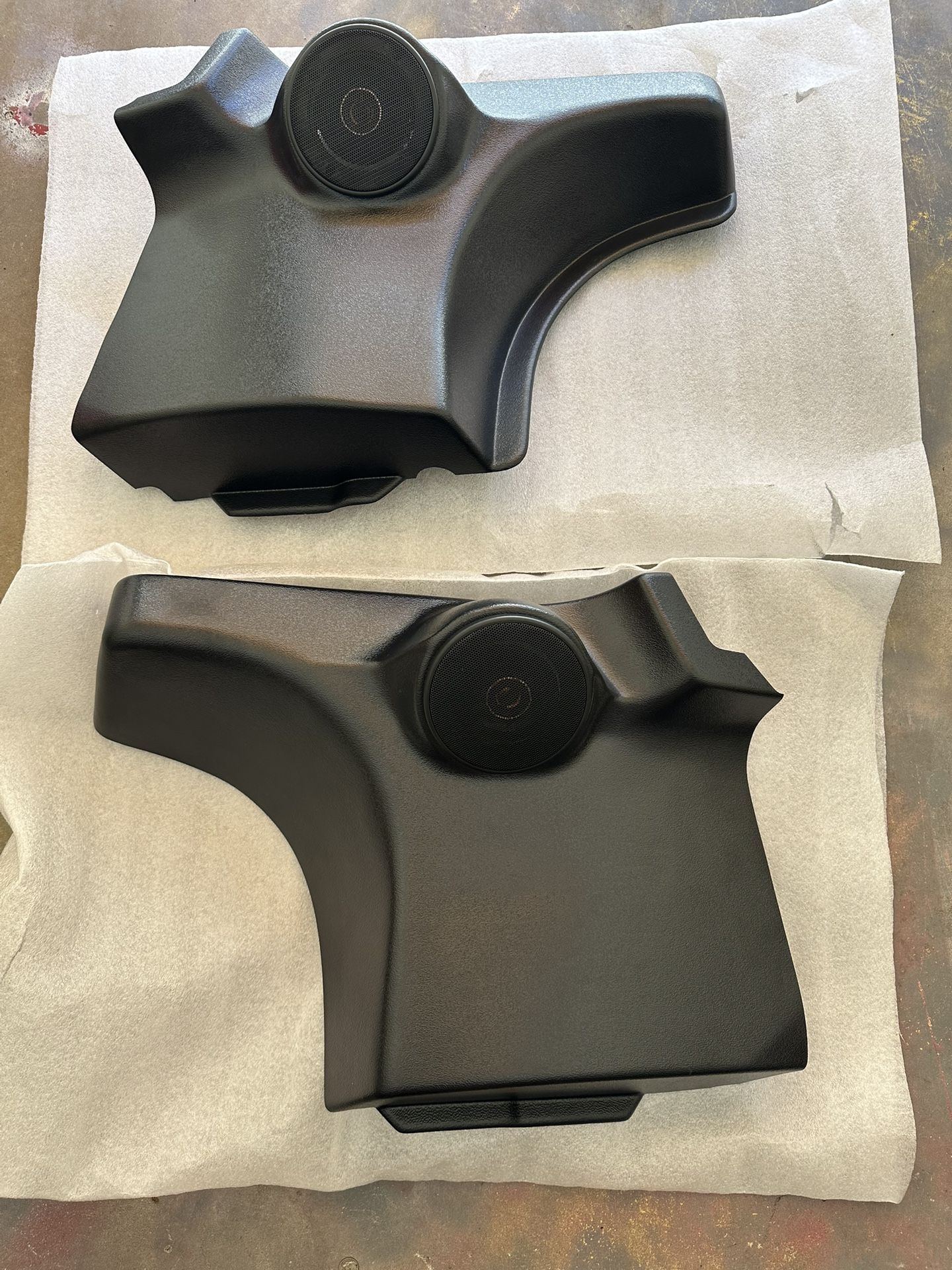 GOCODE OVERLAND Ford Transit High Roof B Pillar Blob Covers w/Speakers! - Color Black