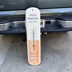 Vintage Atlas Perma-guard Sign