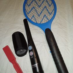 Short-wand Metal Detector w/Holster and Magnet Tool - Electronic Bug Zapper