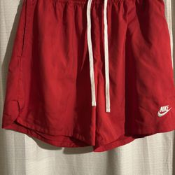 Nike Sportswear Athletic Shorts Mens Size Medium Red-See Description
