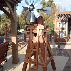 Yard Art 8’  Windmill