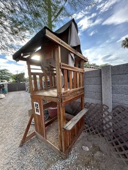 wood play set