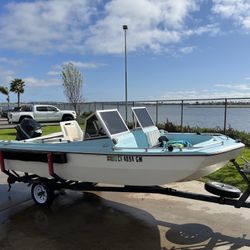 1979 Marlin 15’ Tri-Hull Boat with 50hp Mercury