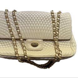 Vintage Bally Quilted Leather Purse with Gold Hardware in PERFECT CONDITION