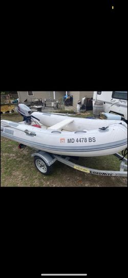 Rib Boat And Trailer