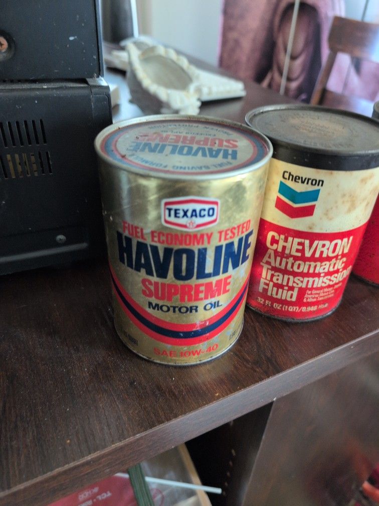 Vintage Oil and Transmission Oil