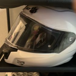 Almost New Bilt Motorcycle Helmet