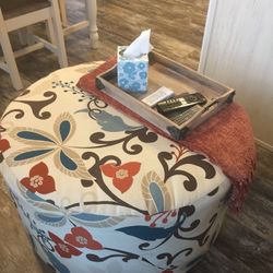 Ottoman 34” across and 19 “ high paid $699 asking $299