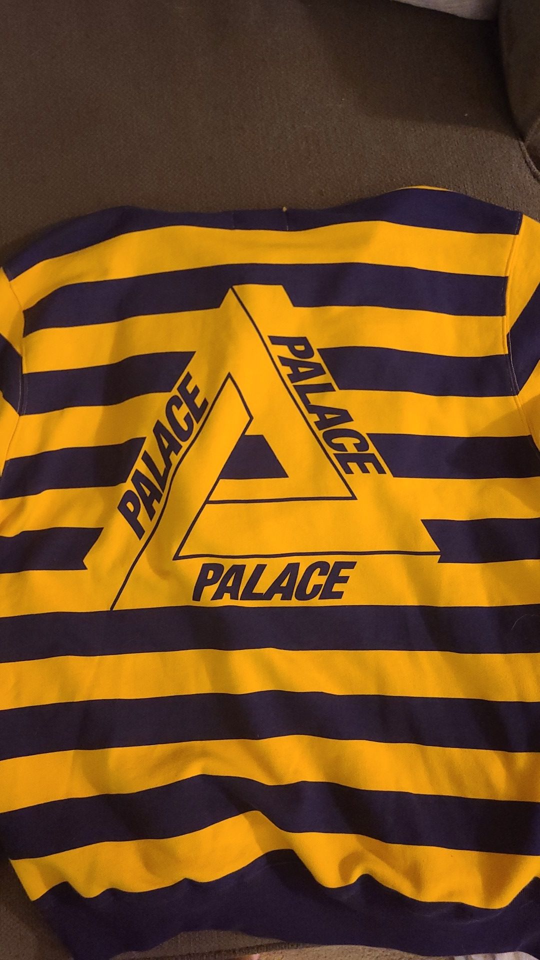 Palace Striped Zip Hoodie