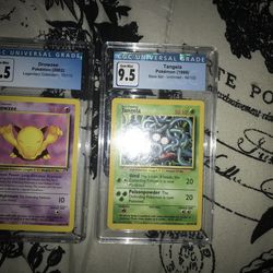 2 CGC 9.5 Graded Pokémon Cards