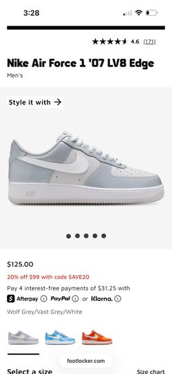 Brand New in Box Size 11.5 Men’s Air Force 1 ‘07