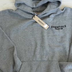 Essentials Fear Of God Grey Hoodie