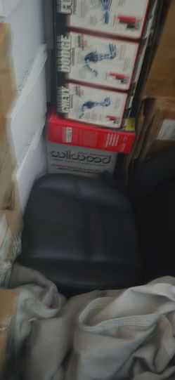Car seats black leather