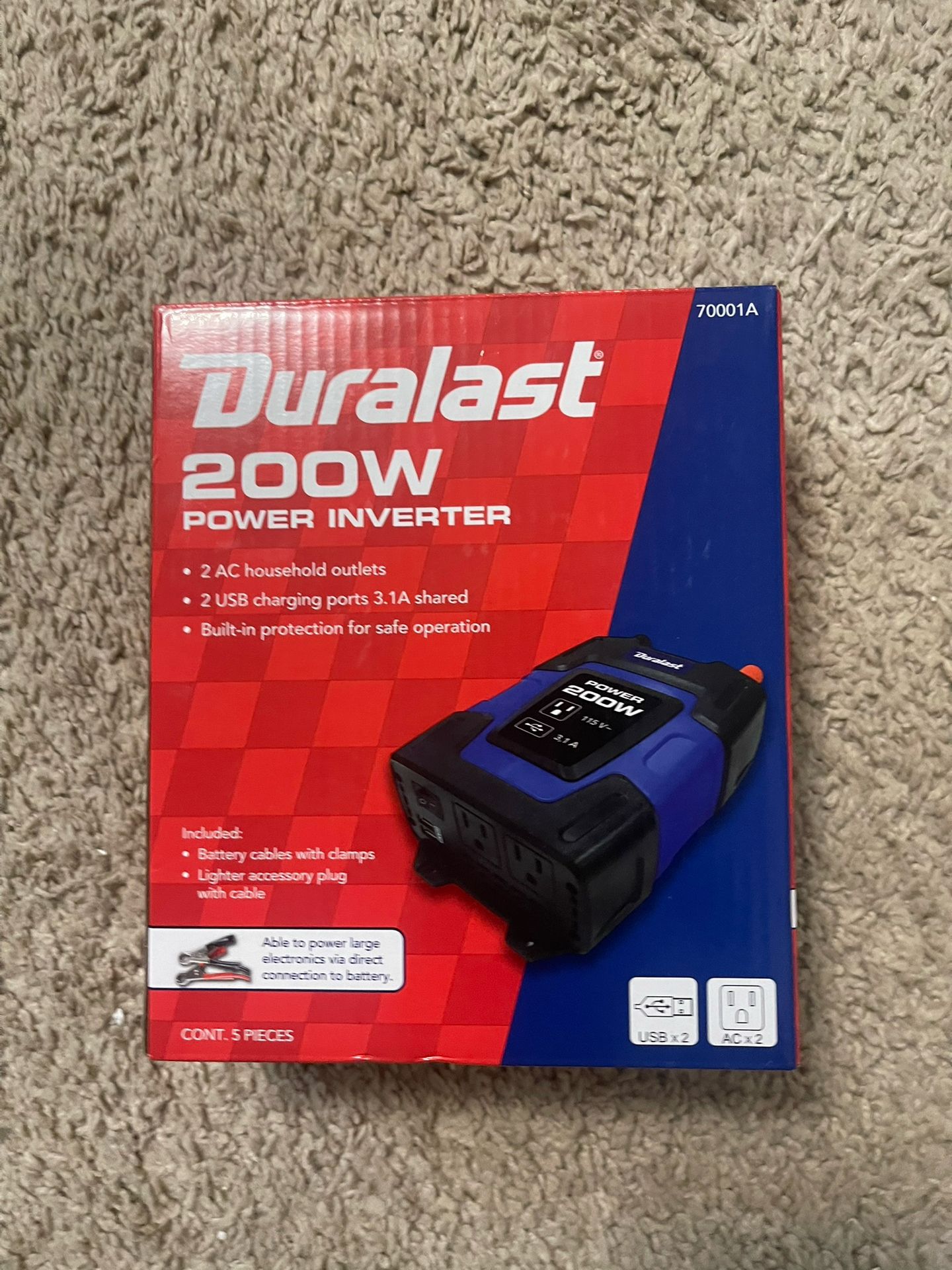 Duralast 200W : Car Jumper