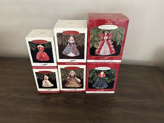 Vintage Holiday Barbie Ornaments $12 Each Excellent Condition 