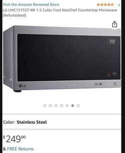 LG Stainless Steel Microwave!