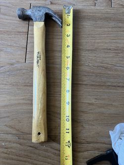 7oz Claw Hammer Nail Remover Removal Installer With Hickory Handle