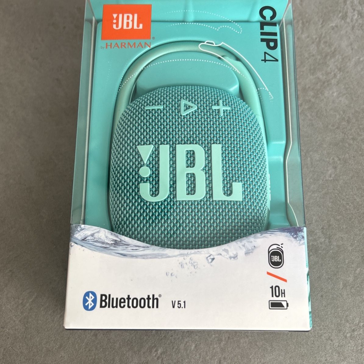 JBL Clip 4 Speaker, Teal/blue, NEW UNOPENED 
