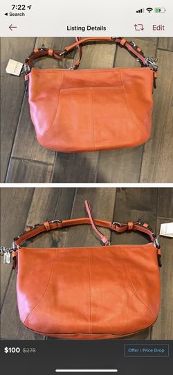 NWT Leather Coach Purse