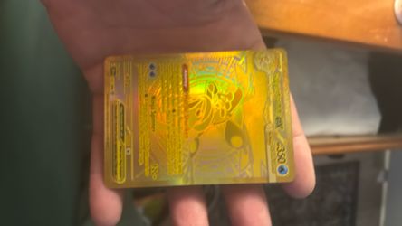 Pokémon mega greninja ex gold card