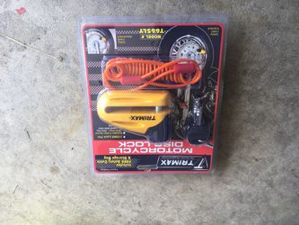 Motorcycle disc lock grand new