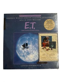 SEALED 1982 E.T. Michael Jackson Cassette Box MCAC 70000